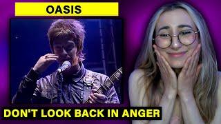 SINGER REACTS | Oasis - Don't Look Back In Anger | Musician Reaction Live River Plate Argentina