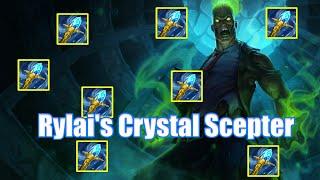 Using Rylai's Crystal Scepter makes your mid team cry