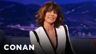 Evangeline Lilly Speaks Super-Sensual Elvish | CONAN on TBS