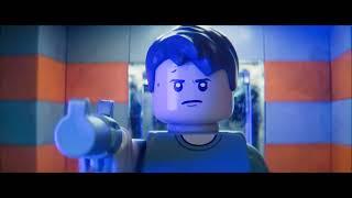 Baby vs. Buddy Fight Scene but in LEGO | Baby Driver | (4K)