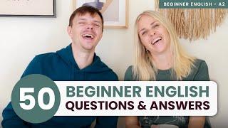 22 MINUTES Beginner English Questions and Answers