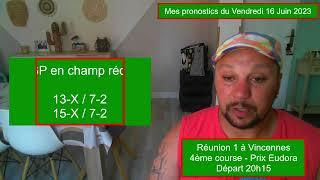 MAX 1-2-3 Turf vos pronostics hippiques gratuits du Vendredi 16/06/2023@max1-2-3turfvospronosticsh2​
