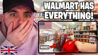 Brit Reacts to Australian Girl Visiting WALMART for the First Time