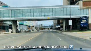 Edmonton - Driving around the University of Alberta (North Campus)