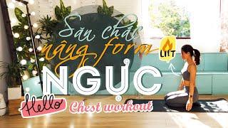 Bài tập Săn Chắc, Nâng dáng Ngực - Chest Exercises #workoutwithHan #BreastLift#fitness#workoutathome