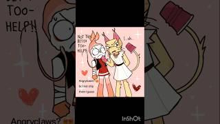 "Scraps secretly crush on Shrimpo" #dandysworld #dandysworldmeme