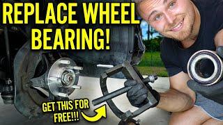 How To Replace Front Wheel Bearings WITHOUT A PRESS! | 2010 MAZDA 3