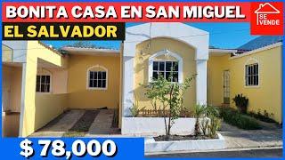 BONITA CASA EN VENTA EN SAN MIGUEL EL SALVADOR