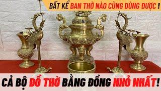 Đồ thờ bằng đồng đại bái mà tất cả ban thờ đều có thể dùng !