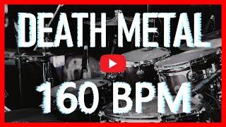 Aggressive Heavy Metal Drum Track 160 BPM Drum Beat (Isolated Drums) [HQ]