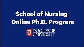 Duquesne University PhD Nursing Program