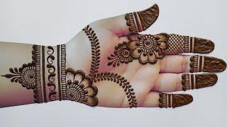 Very beautiful stylish arabic mehndi design| mehandi ka design| mehndi designs| front side mehandi