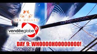 Sea Wolves VendeeGlobe report #9 - The Foilers ATTACK! Burton damage fixxed, but really!?