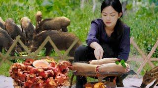 Catch Pigs In The Forest, Harvest Galangal, Lemongrass To Prepare Unique Dishes | Nguyễn Lâm Anh