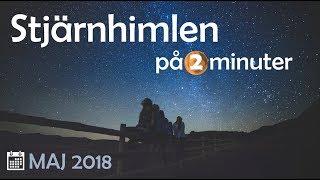 Stjärnhimlen maj 2018