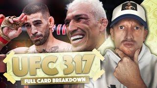 UFC 317 Full Card Breakdown | Ilia vs Oliveira | Jacob's Picks