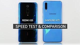 Redmi K20 (Mi 9T) vs Samsung A70 SPEED TEST