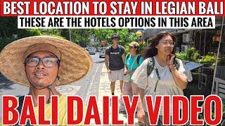 Best area to stay in Legian Bali and all the accommodations options to stay in this video