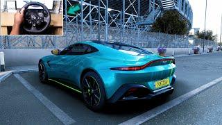 Aston Martin Vantage - Forza Horizon 5 | Steering Wheel gameplay