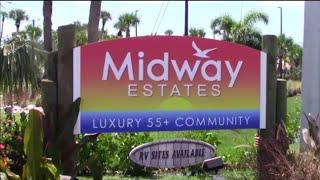 Midway Estates, Vero Beach FL 55+  Manufactured Home Community Tour.  Four Star Homes.