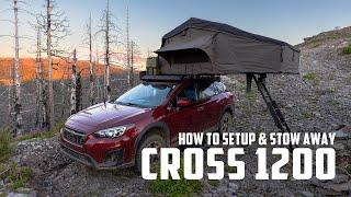 How To Setup and Stow Your Cross 1200 Rooftop Tent | Ironman 4x4