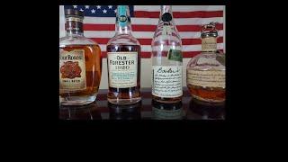 Blanton's vs Bookers vs Old Forester 1920 vs Four Roses!  Bourbon Tournament Opening bracket!