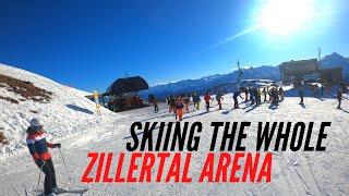 Epic Ski Journey: Exploring Zillertal Arena from Zell am Ziller to Krimml