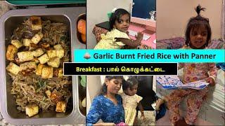 Kids Lunchbox - Day 06 / பால் கொழுக்கட்டை& Garlic Burnt Fried Rice/ Kala's Kitchen