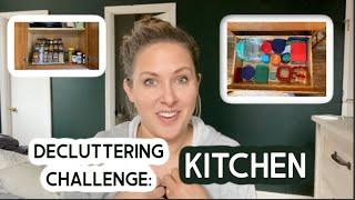 DECLUTTERING CHALLENGE : the kitchen! Organize, simplify and get rid of clutter with me!