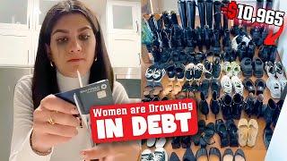 22 Minutes of Women in HORRENDOUS Credit Card Debt..