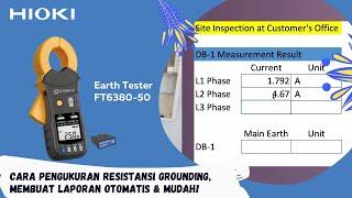 Cara Pengukuran Resistansi Grounding dengan Hioki FT6380-50