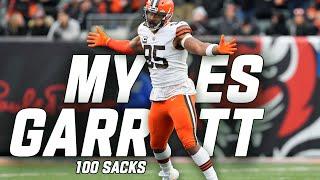 Myles Garrett's First 100 Career Sacks