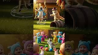 Kitten Trapeze Artists & Tiny Conductors! (Baby Audience LOVES It!)
