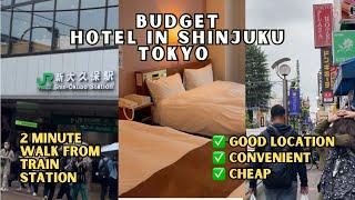 TOKYO JAPAN BUDGET HOTEL with GREAT LOCATION + Room Tour