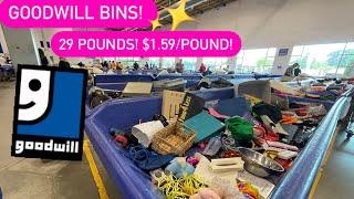 Rare Item Worth $300! Let’s Go To GOODWILL Bins! Digging In 100+ Bins For Resale! ++HAUL!