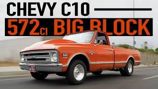 Rough & Rowdy! This 800HP Big Block Manual Chevy C10 is a MONSTER! [4K]