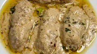 Mutton Seekh Kabab With Silky Smooth White Gravy