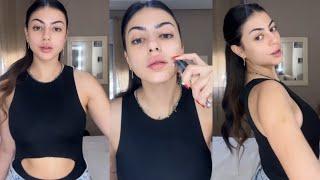 اسرع تتوريال مكياج عملتو في حياتي Sarra Cherif Makeup Tutorial سارة الشريف تتوريال ميكب اسرع مكياج