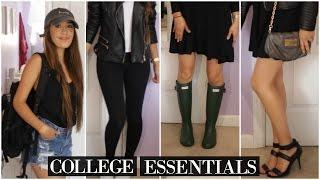 COLLEGE WARDROBE ESSENTIALS