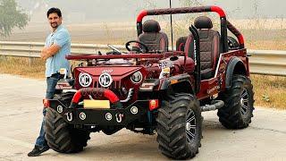 DAKSHIN KANNADA KARNATAKA KE LIYE ONLINE ORDER PER BANAYA MODIFIED JEEP