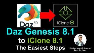 Daz Genesis 8.1 to iClone 8.1 - Full Tutorial