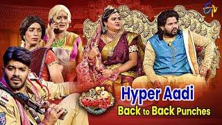 Hyper Aadi Back to Back Punches | Jabardasth | ETV Telugu