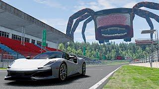 Car Racing Track with BUS EATER – BeamNG.Drive