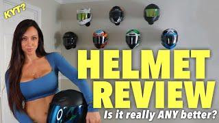 FINALLY.. an upgrade. (KYT Helmet Unboxing & Review)