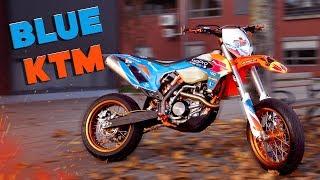 BLUE KTM! - HYENA GRAPHICS Install!