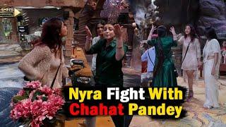 Bigg Boss 18 Live Today Episode Nayra Banerjee Chahat Pandey Fight BB18