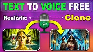 AI Voice Generator 100% FREE  | Clone Real Human Voice | Unlimited Use!