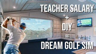 How I Built my Dream Home Golf Simulator for Under $7000 Dollars | DIY