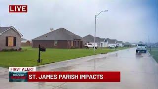 3:26 p.m. Wednesday update from St. James Parish storm impacts