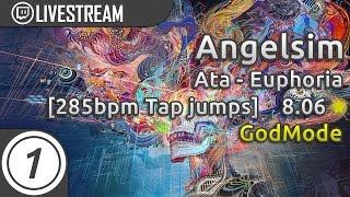 C O I N (Angelsim) Going GOD MODE on Euphoria [Juggernaut 285bpm Tap jumps] 8.06* Livestream w/ chat